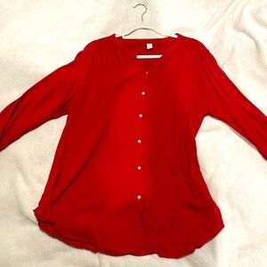 Old Navy ruched blouse